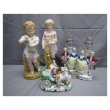 Assorted Figurines & Lamps