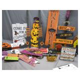 Halloween Sign Decor Lot