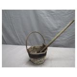 Vintage Cast Iron Lead Melting Pot