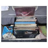 Milk Crate full of Vintage Vinyl Records