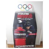 2010 Olympics Powerade Cardboard Ad Cutout Stand