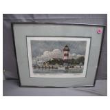 Glen P. Weber Etching "Into the Future Together"