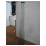 Beautiful Large Skinny Glass Vase