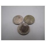 Lot of 3 1911 V Nickels