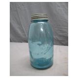Large Blue Ball Mason Jar