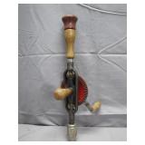 Vintage Hand Crank Drill w/ Drill Bits