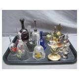 Collection of Metal and Glass Bells