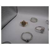 Lot of 16 Gorgeous Costume Rings