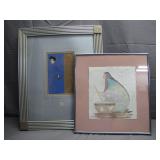 2 Asian Inspired Framed Artwork