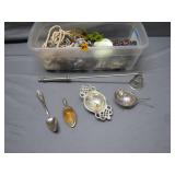 Tub of Costume Jewelry