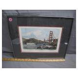 Glen P. Weber Etching "Sharing the Challenge"