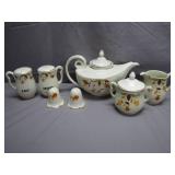Hall Autumn Harvest Dinner Condiment Dish Set