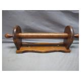 Vintage farm style paper towel wall holder