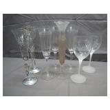 Assorted Champagne Glasses