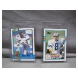 Dallas Cowboys Aikman & Emmitt Smith Rookie Cards