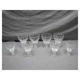 Set of Crystal Sherbert Bowls
