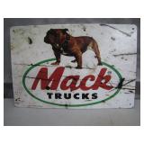 Retro Style Mack Trucks Metal Sign