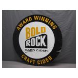 Large Bold Rock Hard Cider Metal sign
