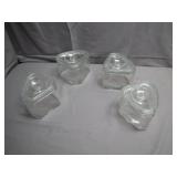 Four Glass Scurlock Candy dishes