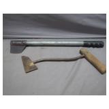 metal handle tobacco knife & Hide Scraper