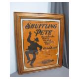 Vintage "Shuffling Pete" Broadway Advertisement