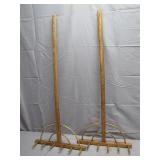 2 Antique Primitive Wood Rakes