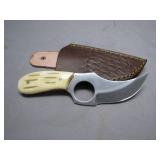 Never Used Skinning Knife w/ Leather Sheath