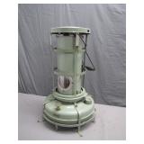 Vintage Sage Green Aladdin Blue Flame Heater