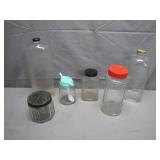 Vintage Medicine and Beverage glass bottles
