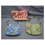 3 Vera Bradley Handbags