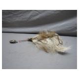handmade vintage animal fur fishing lure