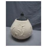 Cream Ceramic Tiki Torch
