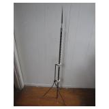Antique Primitive Lightning Rod on Tripod