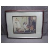 Beautiful "A Special Pleader" Framed Artwork