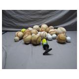Lot of Assorted Vintage Base, soft & Golf Balls