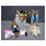 Collection of vintage Dolls and clothes