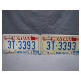 nice 1978 set of Montana Plates