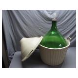 Ambrosio Glass Carboy w/ Cover Wine Distiller