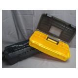 Multi compartment tool box Black/grey