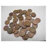 Lot of Unsorted Wheat Pennies - Various Dates
