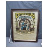 Framed Captains Gallery Restaurant Apron