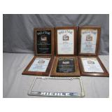 Chevrolet Hall of Fame Plaques and License Frame