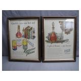 Framed Kentucky Tavern Ads