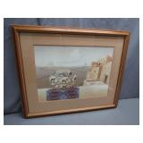 Framed Southwest Pueblo Art Print