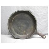 Cast Iron Skillet with Crack Detail