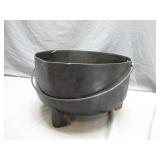 Heavy Cast Iron Cauldron with Handle