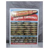Remington Sporting Cartridges Metal Sign