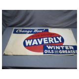 Waverly Oils and Greases Advertising Sign