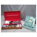 Costume Jewelry in Two Boxes
