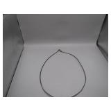 Sterling Silver Box Chain Necklace with Clasp